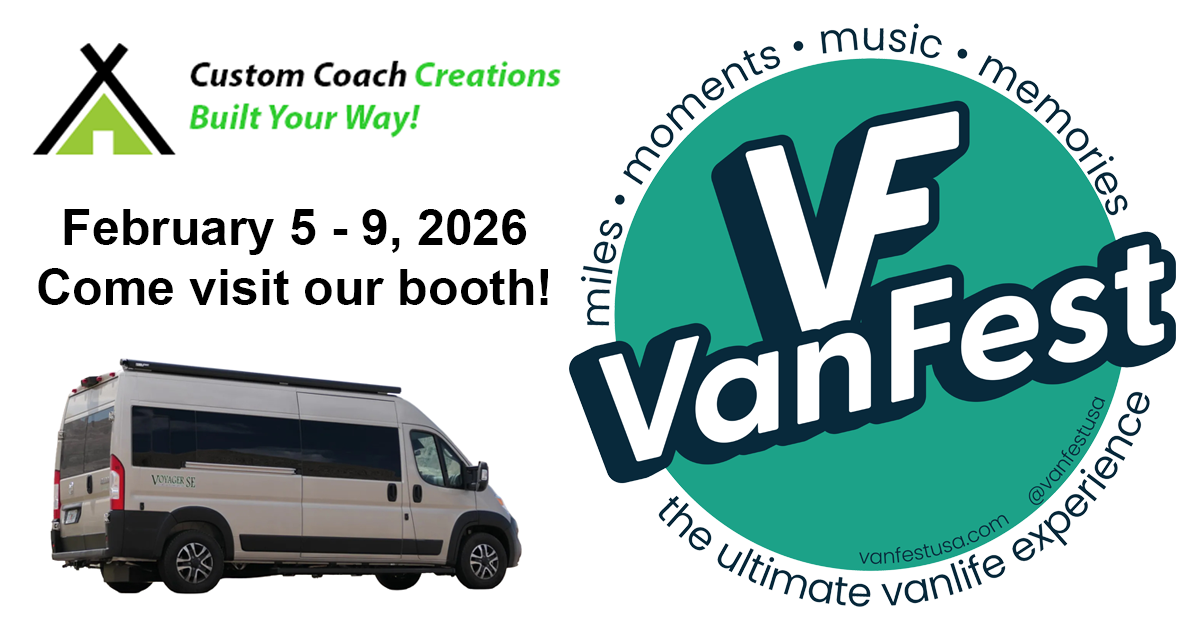 Custom Coach Creations | Custom Class B Van Conversions & RVs
