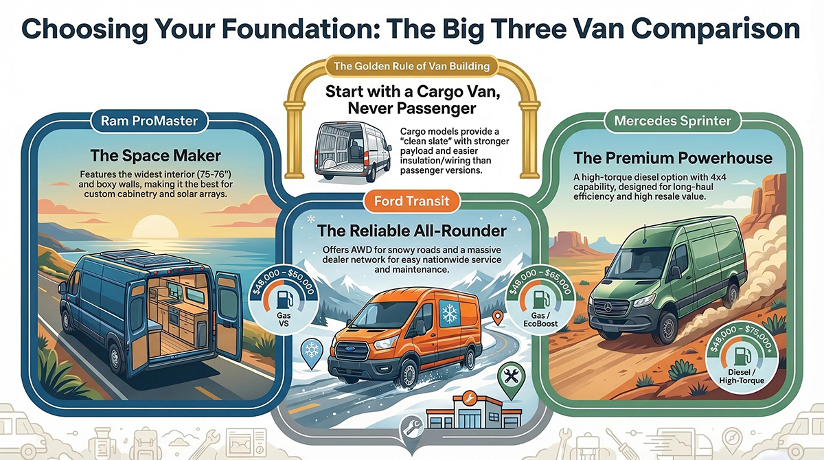 Custom Coach Creations | Custom Class B Van Conversions & RVs