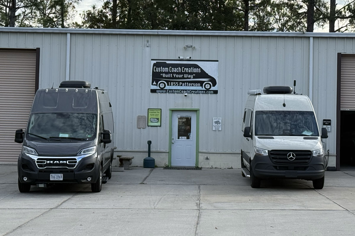 Custom Coach Creations | Custom Class B Van Conversions & RVs
